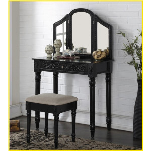 BL421B - Just Home : Bộ Bàn Trang Điểm - Màu Đen